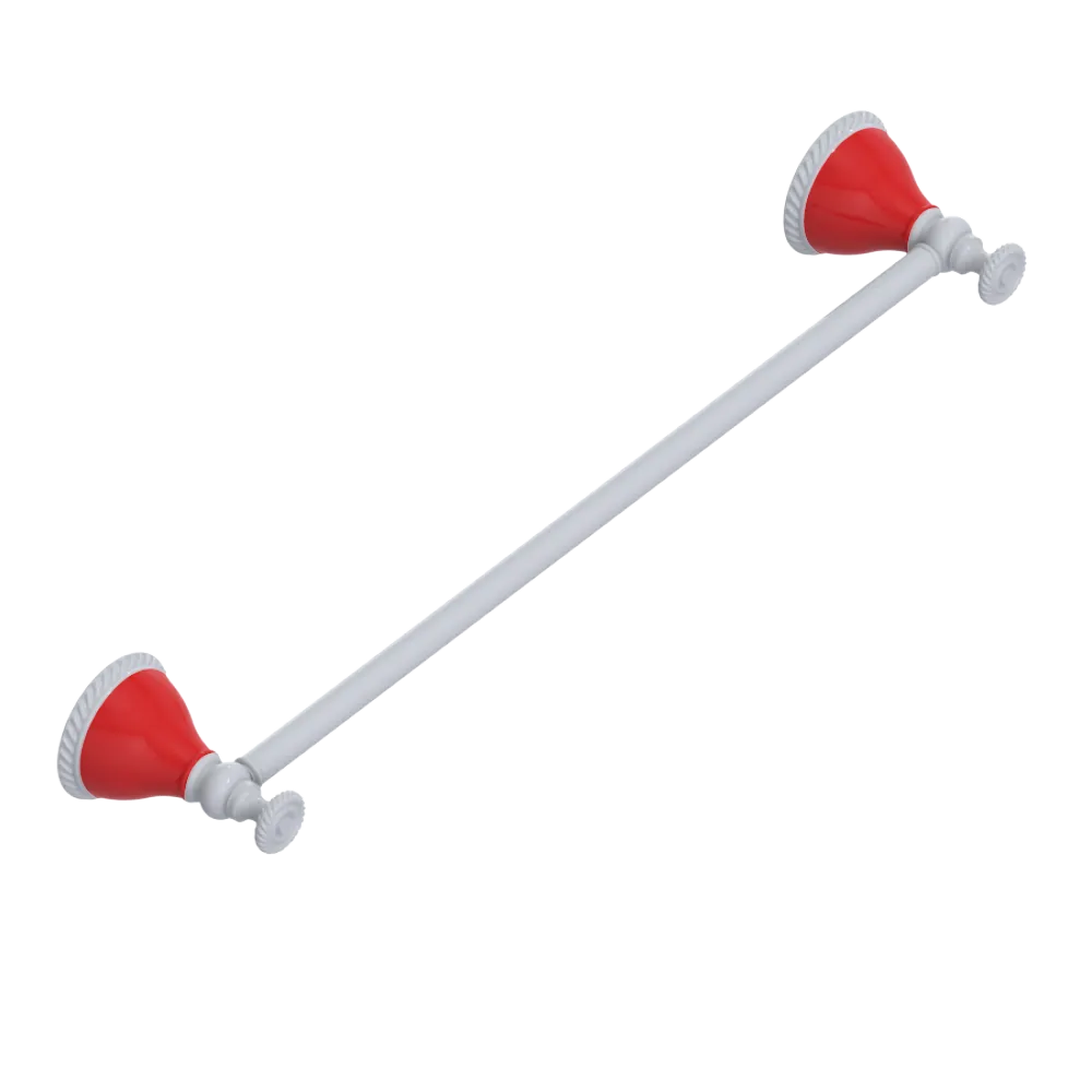 Rubinet Towel Bar 18" White