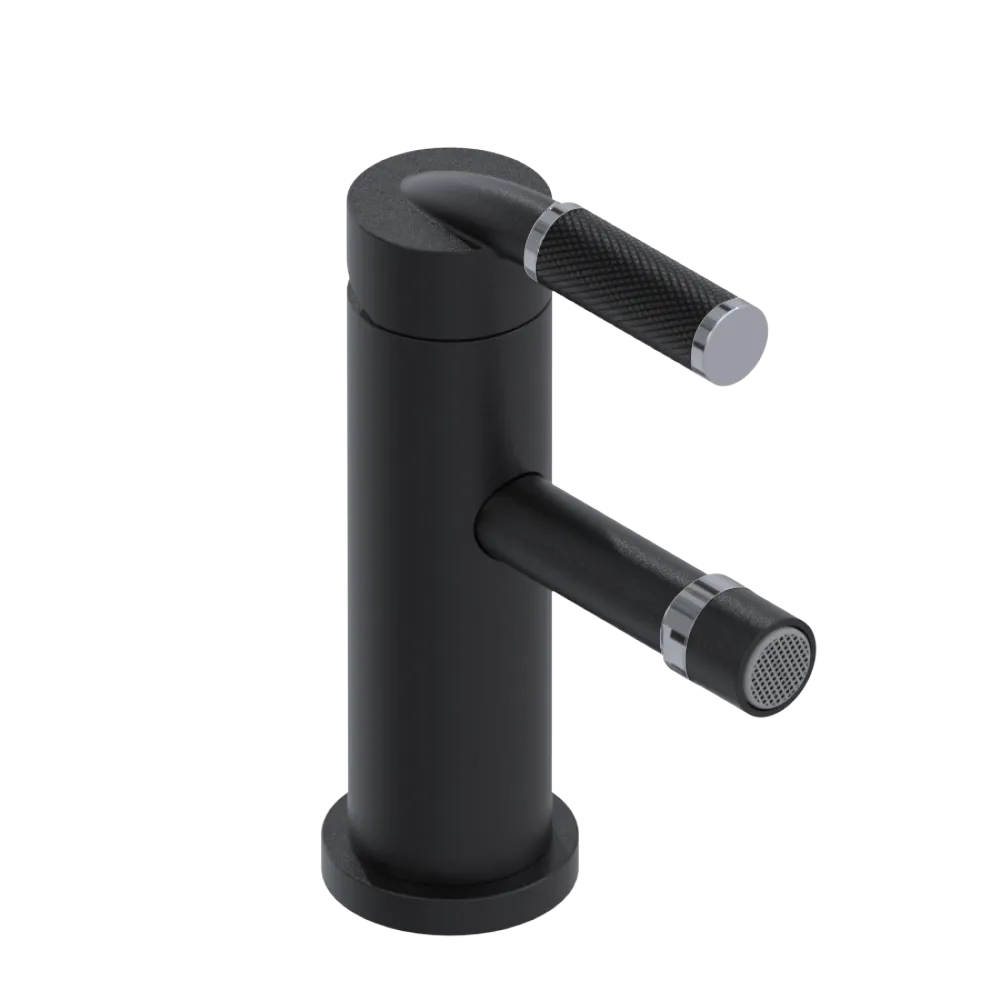 Rubinet Single Control Bidet Fitting (less drain) Matt Black