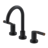 Rubinet Widespread Lav set (less drain) Matt Black