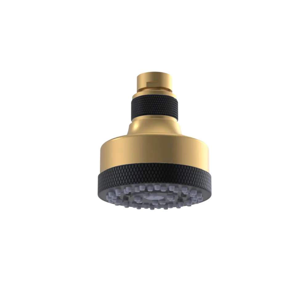 Rubinet 3 FUNCTION SHOWER HEAD Satin Gold