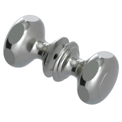 Rubinet Shower Door Knob (set) Satin Nickel
