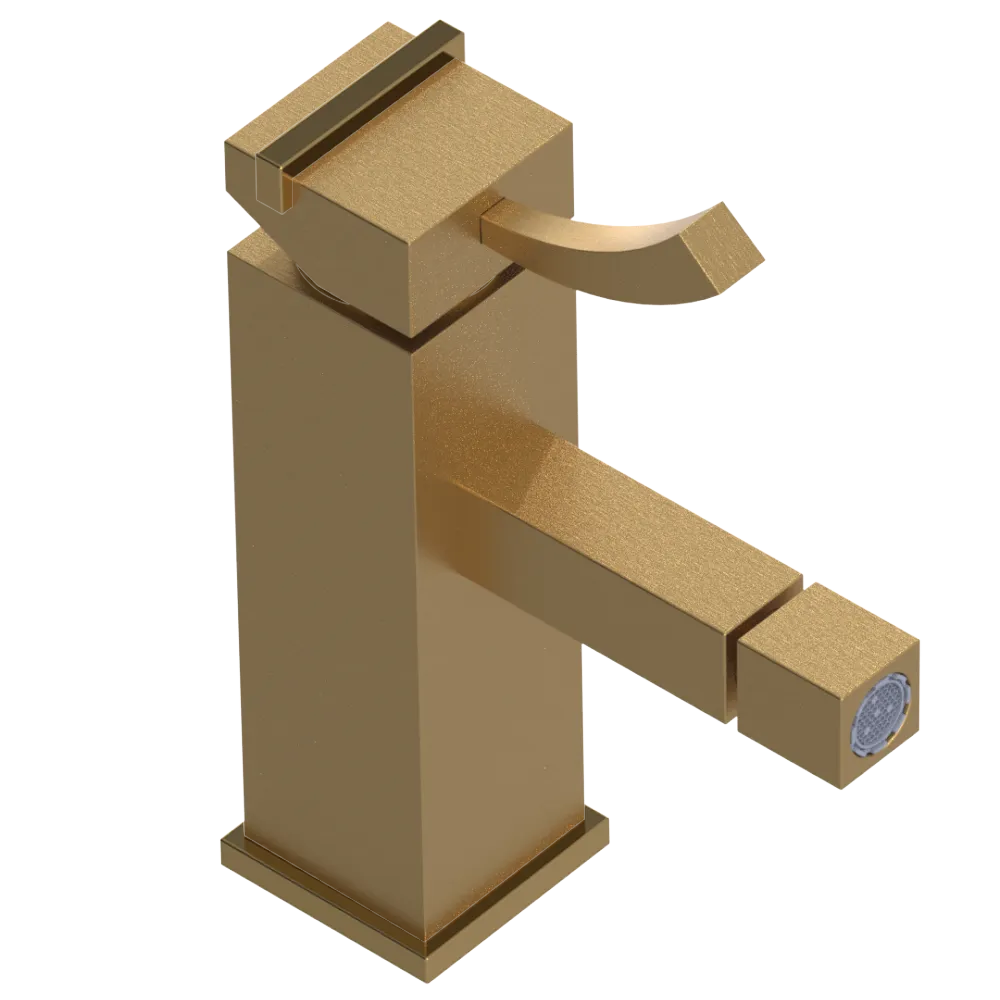Rubinet Single Control Bidet Fitting (less drain) Satin Gold