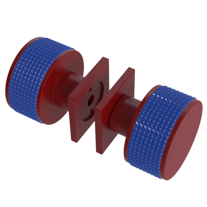 Rubinet Shower Door Knob (set) Maroon