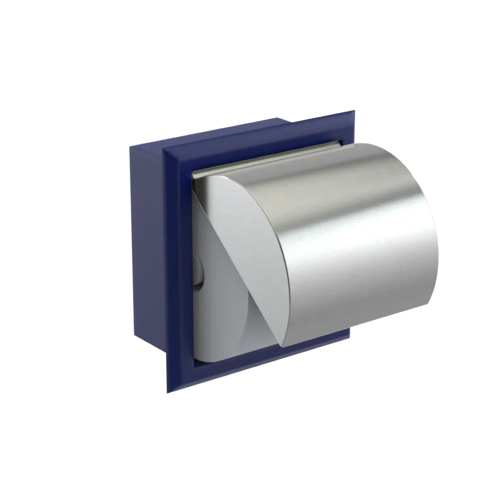 Rubinet RECESSED TOILET PAPER HOLDER Midnight Blue