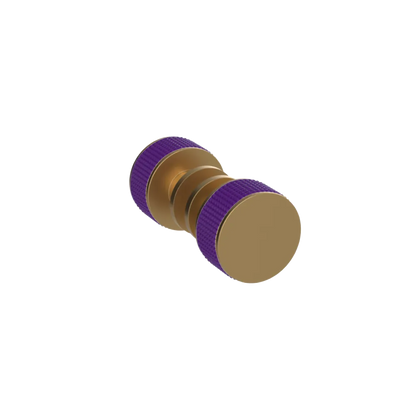 Rubinet Shower Door Knob (set) Satin Gold
