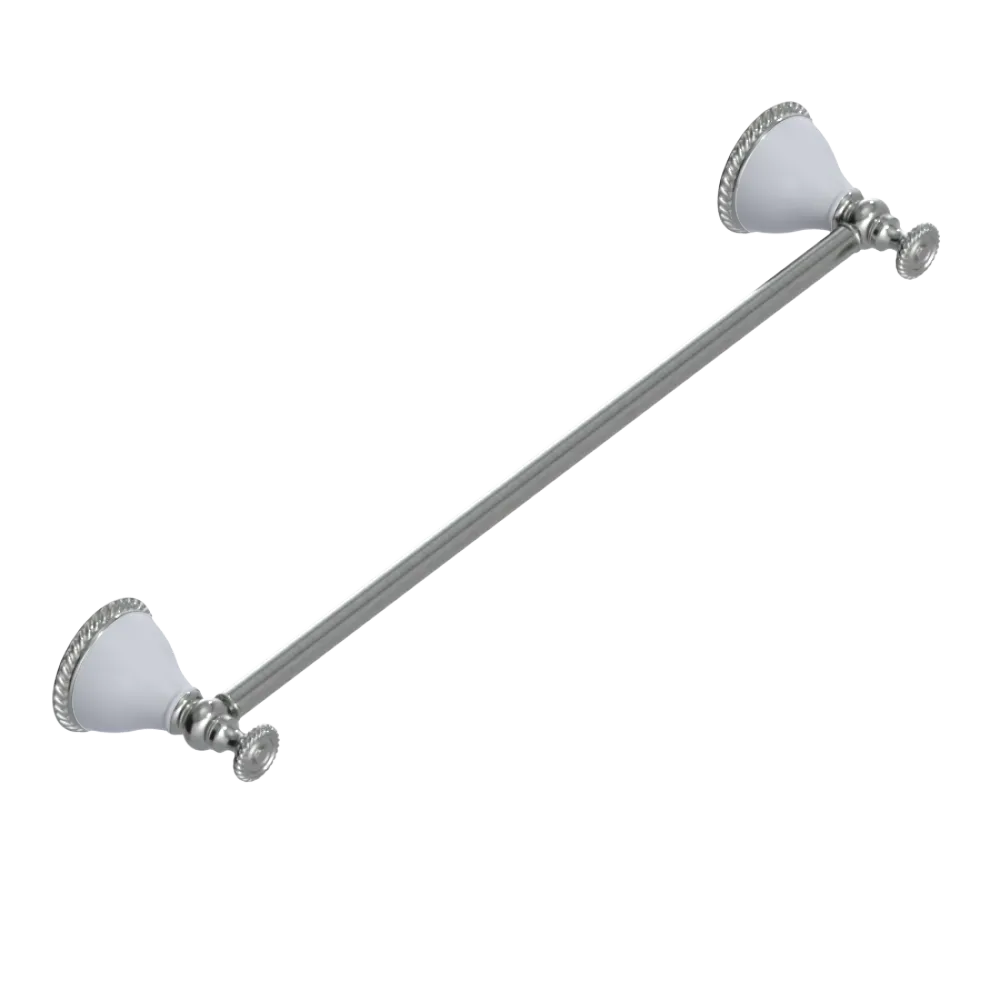 Rubinet Towel Bar 18" Satin Nickel