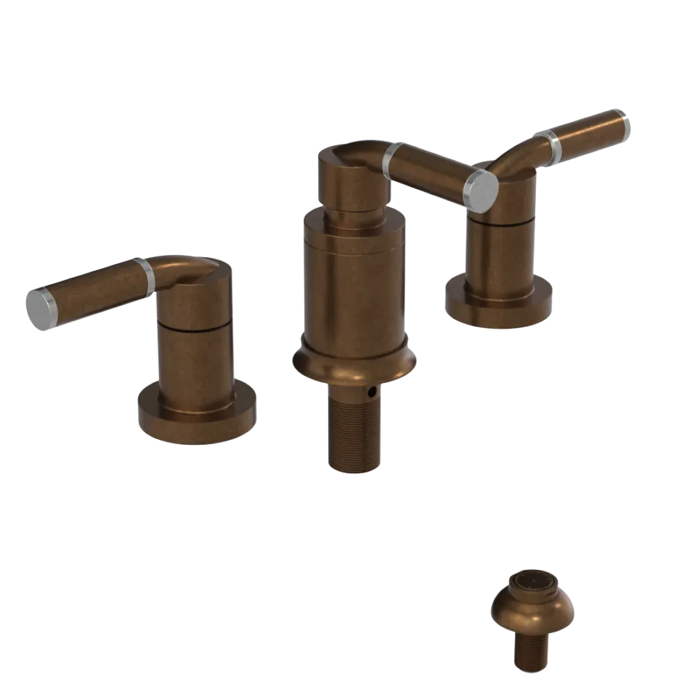 Rubinet Bidet Fitting with Spray, Diverter, and Vacuum Breaker (less drain) Oil Rubbed Bronze