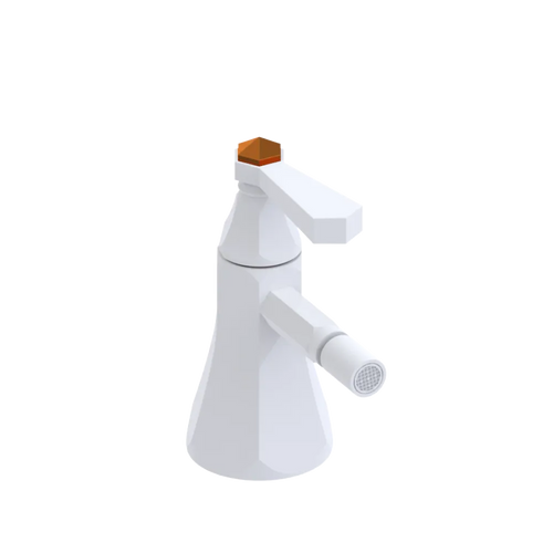 Rubinet Single Control Bidet Fitting (less drain) Matt White