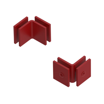 Rubinet 90 Glass to Glass Open Face Maroon