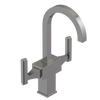 Rubinet Single Hole Dual Handle Lav. Set. (less drain) Polished Nickel