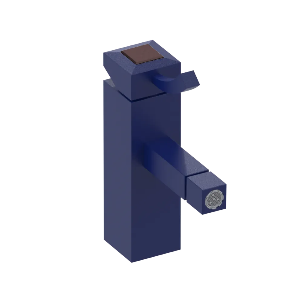 Rubinet Single Control Bidet Fitting (less drain) Midnight Blue