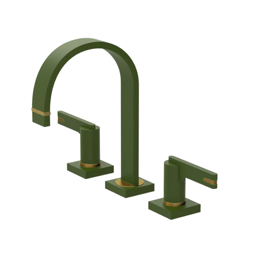 Rubinet Widespread Lav. Set. (less drain) Green Envy
