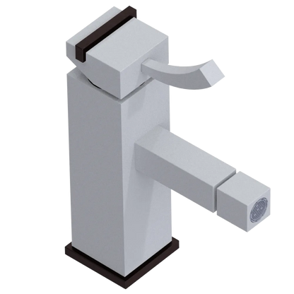 Rubinet Single Control Bidet Fitting (less drain) Matt White