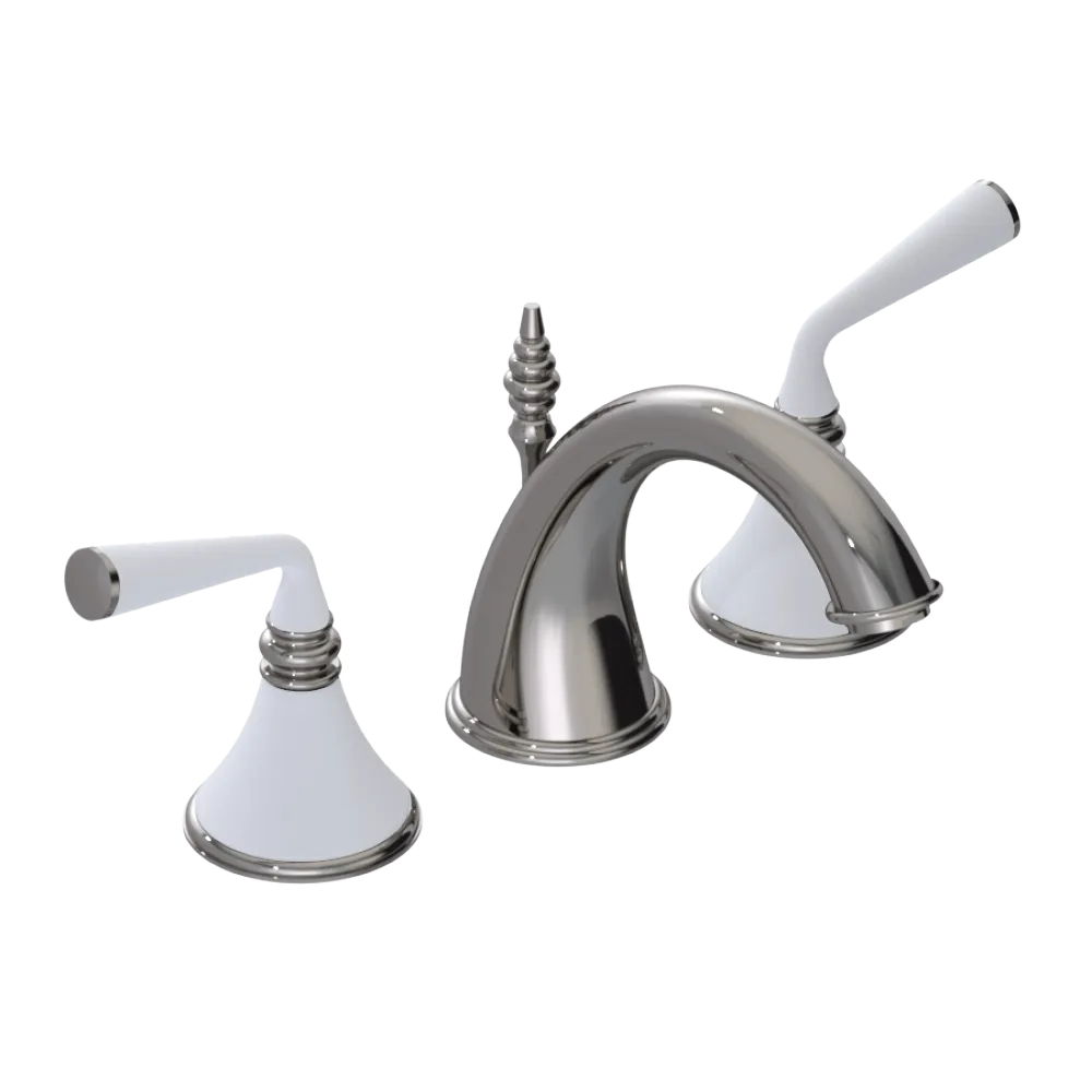 Rubinet Widespread Lav. Set. (less drain) Polished Nickel