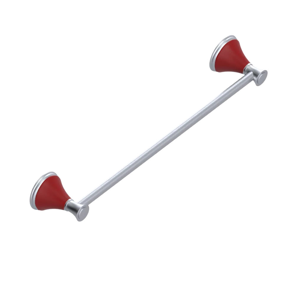 Rubinet Towel Bar 18" Satin Chrome
