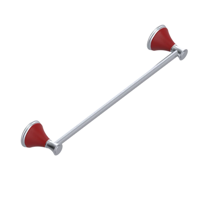 Rubinet Towel Bar 18" Satin Chrome