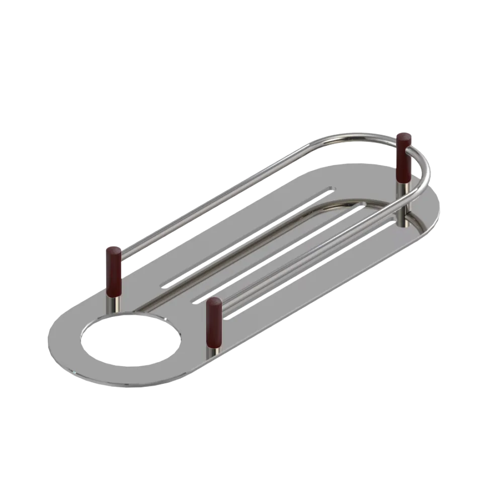 Rubinet Shelf Only Polished Nickel