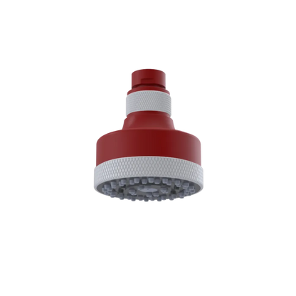 Rubinet 3 FUNCTION SHOWER HEAD Maroon