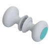 Rubinet Shower Door Knob (set) Matt White