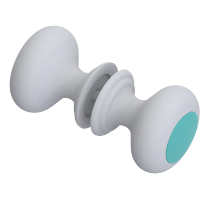 Rubinet Shower Door Knob (set) Matt White