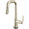 Brizo Smarttouch Pull Down Prep Faucet With Square Spout Industrial Handle