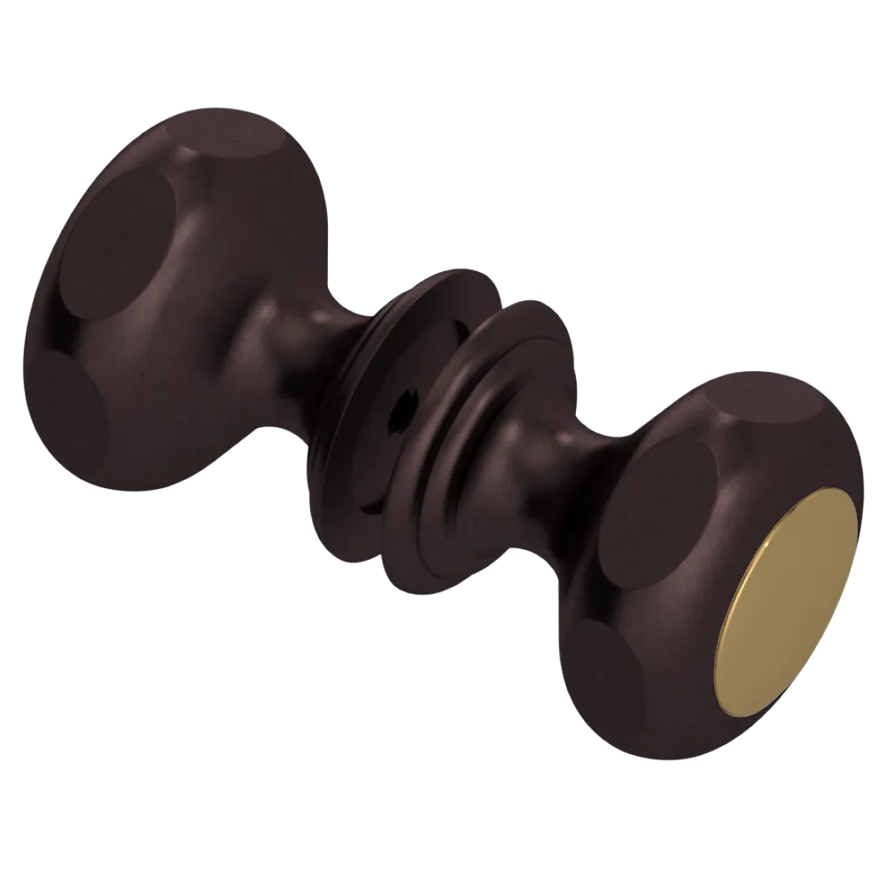 Rubinet Shower Door Knob (set) Oil Rubbed Bronze