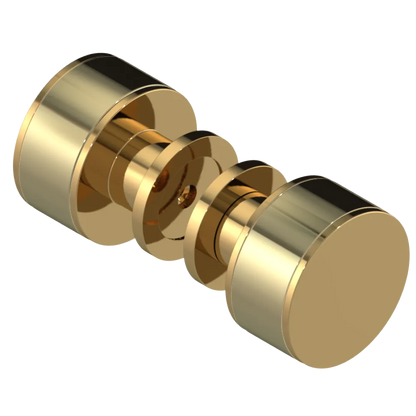 Rubinet Shower Door Knob (set) Gold