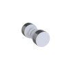 Rubinet Shower Door Knob (set) White