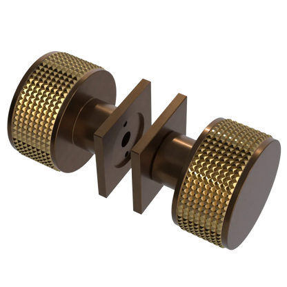 Rubinet Shower Door Knob (set) Tuscan Brass