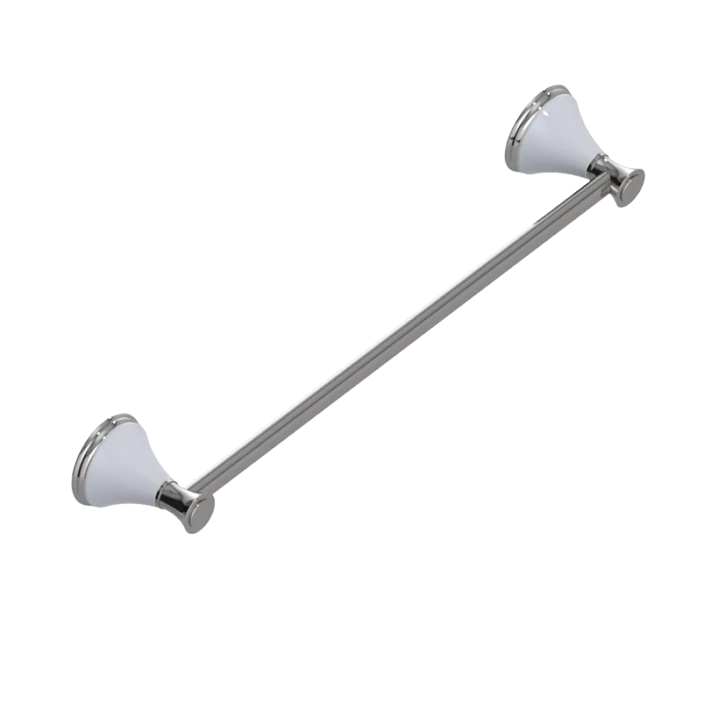 Rubinet Towel Bar 18" Polished Nickel