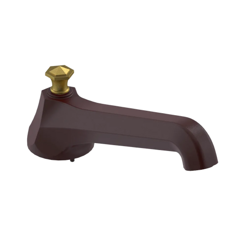 Rubinet Tub Filler Spout Deck Mount Bordeaux