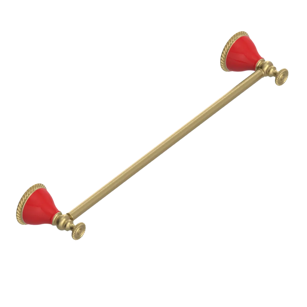 Rubinet Towel Bar 24" Satin Brass