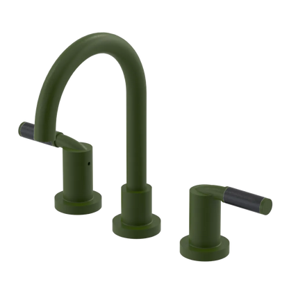 Rubinet Widespread Lav set (less drain) Green Envy