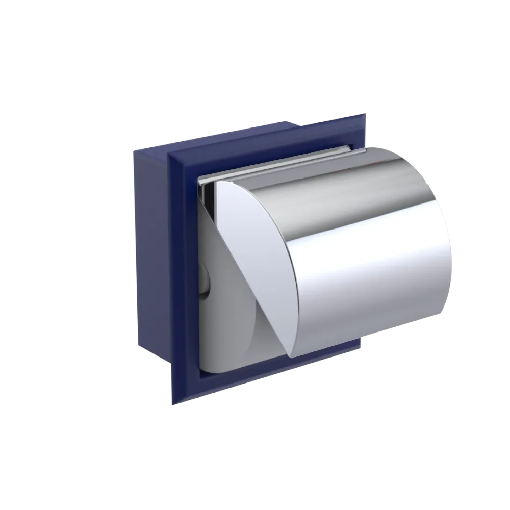Rubinet RECESSED TOILET PAPER HOLDER Midnight Blue