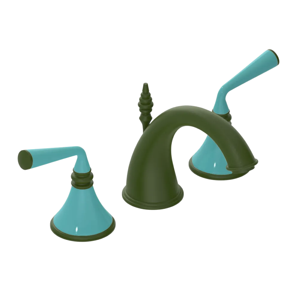 Rubinet Widespread Lav. Set. (less drain) Green Envy