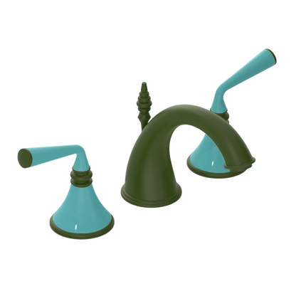 Rubinet Widespread Lav. Set. (less drain) Green Envy