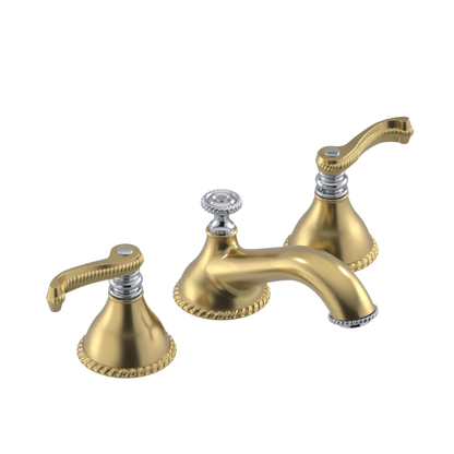 Rubinet Widespread Lav. Set. (less drain) Satin Gold