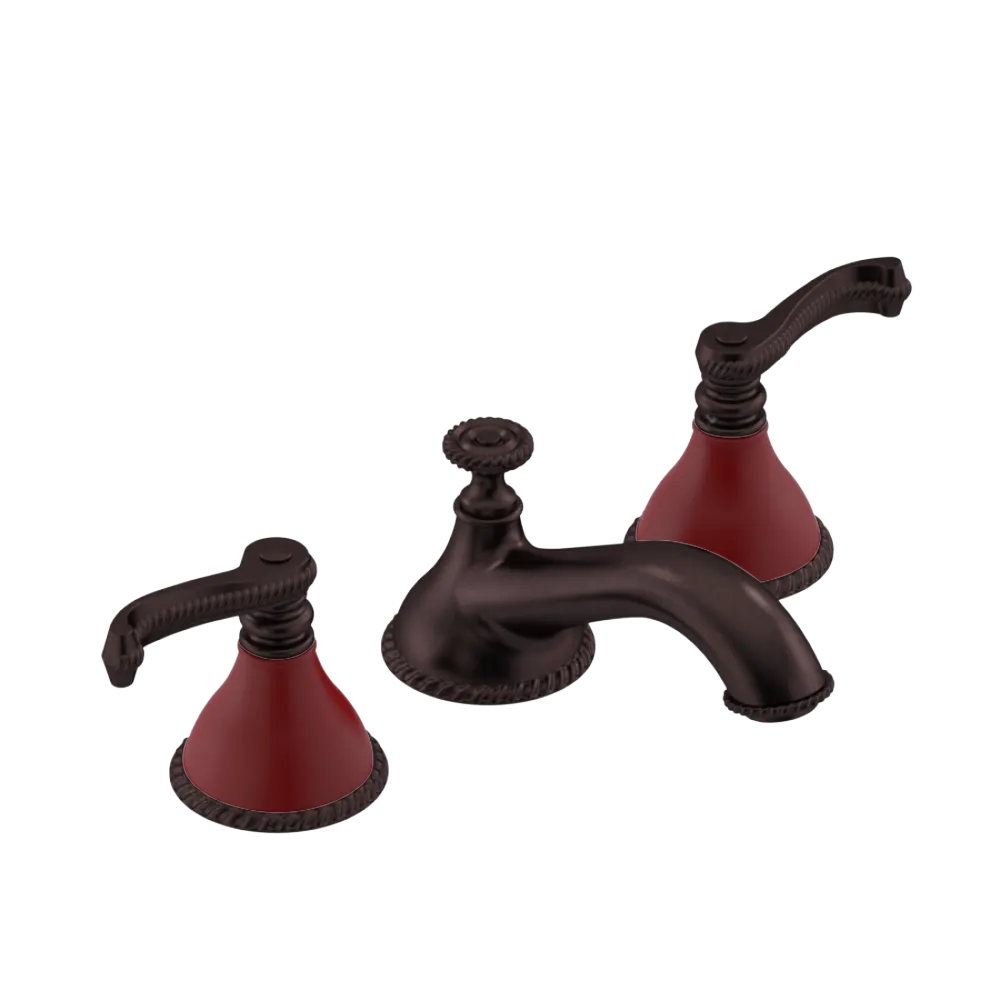 Rubinet Widespread Lav. Set. (less drain) Oil Rubbed Bronze