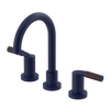 Rubinet Widespread Lav set (less drain) Midnight Blue
