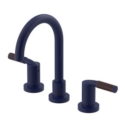 Rubinet Widespread Lav set (less drain) Midnight Blue