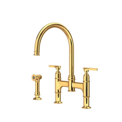 Perrin & Rowe Southbank™ Bridge Kitchen Faucet With Side Spray