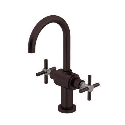 Rubinet Single Hole Dual Handle Lav. Set with LaSalle Spout (less drain) Oil Rubbed Bronze