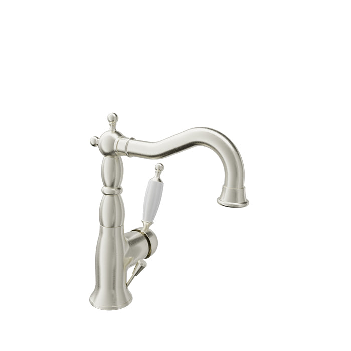 Baril Antique style single-hole lavatory faucet, drain included