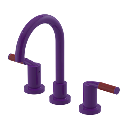 Rubinet Widespread Lav set (less drain) Purple Haze