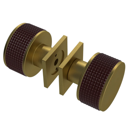 Rubinet Shower Door Knob (set) Antique Brass Matt