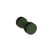 Rubinet Shower Door Knob (set) Green Envy