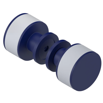 Rubinet Shower Door Knob (set) Midnight Blue