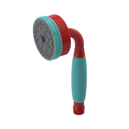 Rubinet 3 Function Hand Held Shower Only Red