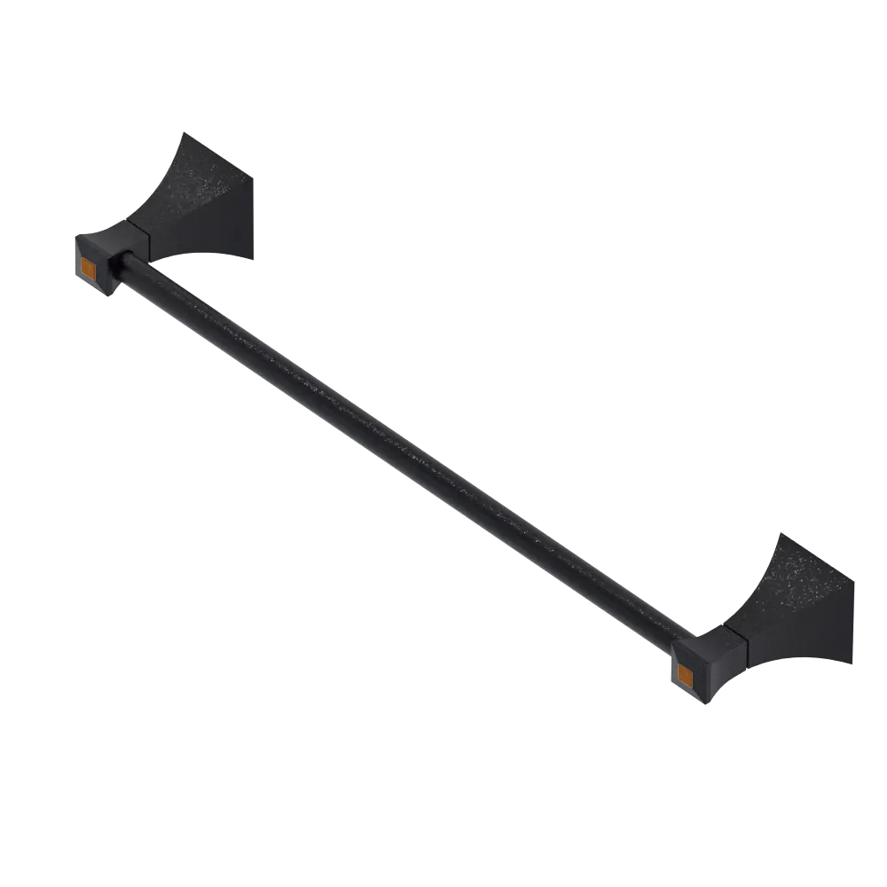 Rubinet Towel Bar 18" Matt Black