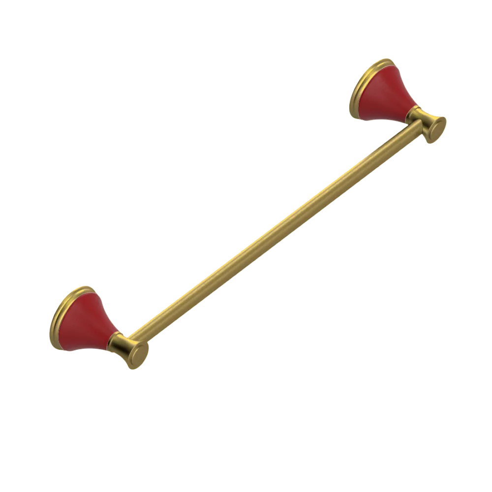 Rubinet Towel Bar 18" Antique Brass Matt